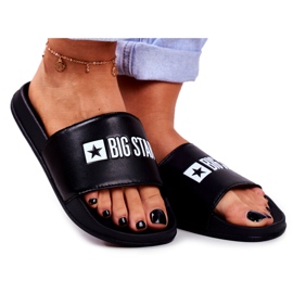 Kvinders hjemmesko Big Star Black GG274040 sort