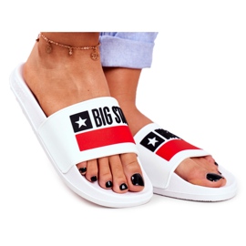 Kvinders hjemmesko Big Star Classic White GG274047 hvid