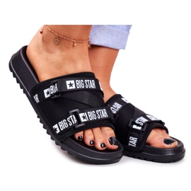Kvinders hjemmesko Big Star Military Black GG274018 sort