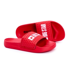 Børnetøfler Big Star Red Quiltet GG374801 rød