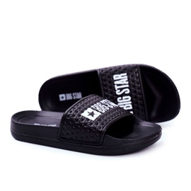 Børns sorte hjemmesko Big Star Quiltet GG374800