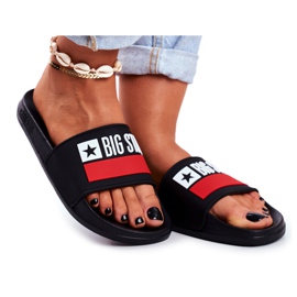 Kvinders hjemmesko Big Star Classic Black GG274A045 sort