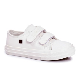 Børnesneakers Børn Big Star Med Velcro Hvid GG374010