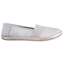 SHELOVET Stilfulde Slip-On sneakers grå