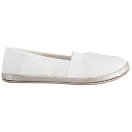 SHELOVET Stilfulde Slip-On sneakers hvid