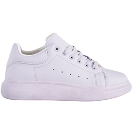 SHELOVET Violet sneakers på platformen