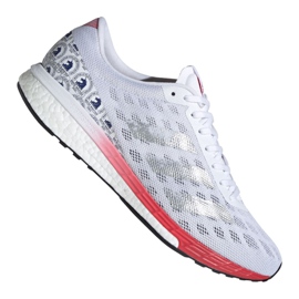 Løbesko adidas Adizero Boston 9 M FX8499 hvid rød grå
