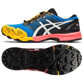 Asics GEL-FujiTrabuco Sky M 1011A900-400 løbesko marine blå flerfarvet