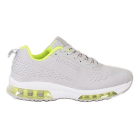 SHELOVET Sneakers med neonindsats grå