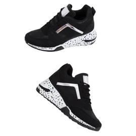 Sorte sorte sportssko C131 Negro