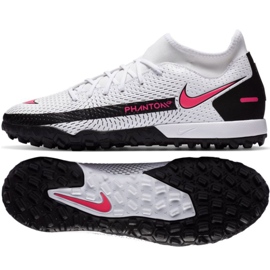 Nike Phantom Gt Academy Df Tf M CW6666-160 fodboldsko flerfarvet hvid
