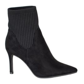 VINCEZA slip-on støvler sort