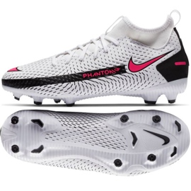 Nike Phantom Gt Academy Df FG / MG Jr CW6694-160 fodboldsko flerfarvet hvid