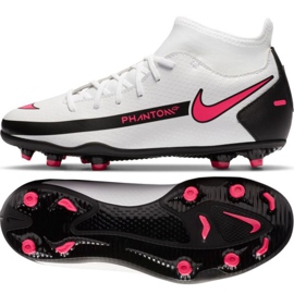 Nike Jr Phantom Gt Club Df FG / MG Jr CW6727-160 fodboldsko flerfarvet hvid