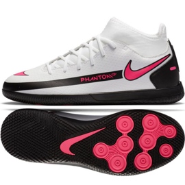 Nike Phantom Gt Club Df Ic Jr CW6728-160 fodboldsko flerfarvet hvid