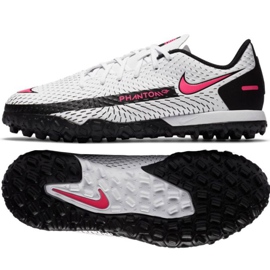 Nike Phantom Gt Academy Tf Jr CK8484-160 fodboldsko flerfarvet hvid