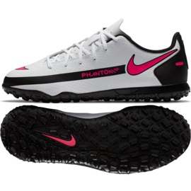 Nike Phantom Gt Club Tf Jr CK8483-160 fodboldsko flerfarvet hvid
