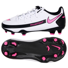 Nike Phantom Gt Club FG / MG Jr DC9466-160 fodboldsko hvid hvid