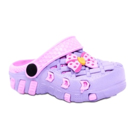 NEWS Tøfler til børn Foam Crocs Violet Bow Susan lyserød