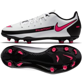Nike Phantom Gt Club FG / MG Jr CK8479-160 fodboldsko flerfarvet hvid