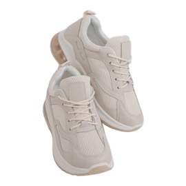 Beige sportssko til kvinder 8271-SP Beige brun