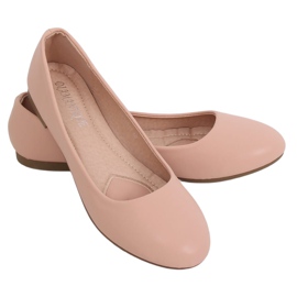 Kvinders pink ballerinaer YSD817 Nude II Quality lyserød