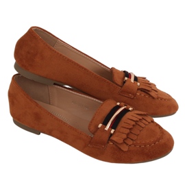 Dame loafers camel 88-381 Camel brun