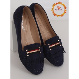 Dame marineblå loafers 88-381 Navy