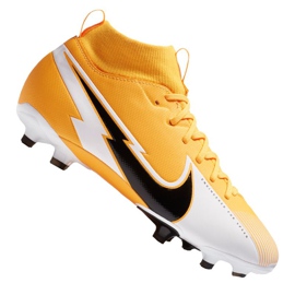 Nike Superfly 7 Academy Mg Jr AT8120-801 fodboldsko flerfarvet appelsiner og røde