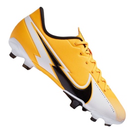 Nike Vapor 13 Academy Mg Jr AT8123-801 fodboldsko flerfarvet gule farver