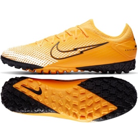 Nike Mercurial Vapor 13 Pro Tf M AT8004-801 fodboldsko flerfarvet gul