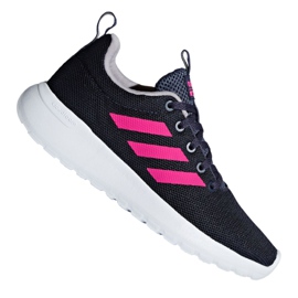 Adidas Lite Racer Cln Jr BB7045 sko marineblå lyserød