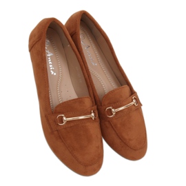Kvinders loafers camel 88-385 Camel brun