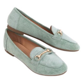 Grøn Dame loafers 88-385 Grøn