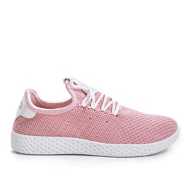 H935-5 pink slip-on sportssko lyserød