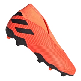 Adidas Nemeziz 19.3 Ll Fg Jr EH0488 fodboldstøvler rød orange