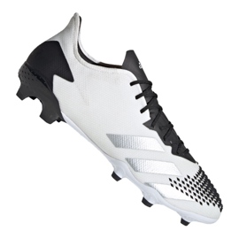 Adidas Predator 20.2 Fg Low M FW9199 fodboldstøvler flerfarvet hvid