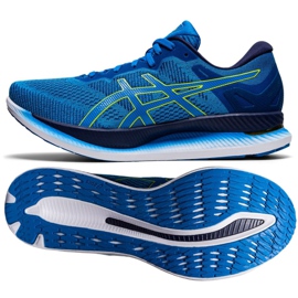 Asics GlideRide M 1011A817-401 løbesko blå