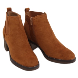 Camel UK18P Camel brede hælstøvler brun