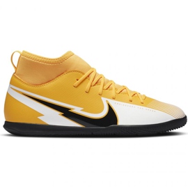 Nike Mercurial Superfly 7 Club Ic Jr AT8153 801 fodboldsko gul appelsiner og røde