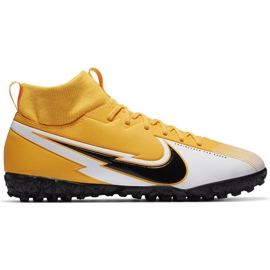 Nike Mercurial Superfly 7 Academy Tf Jr AT8143 801 fodboldsko gul gule