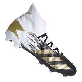 Adidas Predator 20.3 Fg M FW9196 fodboldstøvler sort, hvid, sort, guld hvid