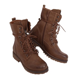 Militære brune støvler arbejdende BZ66017-KB Khaki