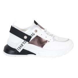 Marquiz Stilfulde sneakers hvid sort