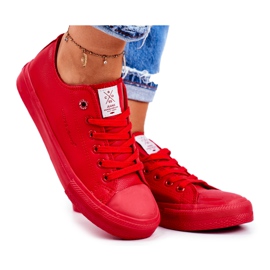 Dame Sneakers Cross Jeans Rød DD2R4032