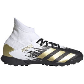 Adidas Predator 20.3 Tf Jr FW9220 fodboldstøvler grå hvid