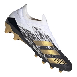 Adidas Predator 20.1 Low Ag M FW9747 fodboldstøvler sort, hvid, sort, guld hvid