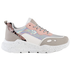 Kayla Sneakers med Holo -effekt flerfarvet