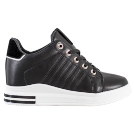 SHELOVET Sorte Wedge sneakers