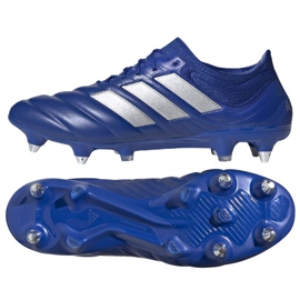 Adidas Copa 20.1 Sg M EH0891 fodboldstøvler sølv, blå blå